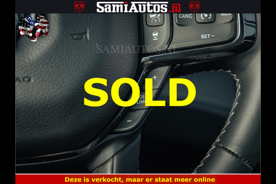 Dodge Ram Limited SPORT H.O 540HP 706Nm | Massage + Full Option | De Meest Luxe en Volle Pick-Up in zijn Klasse | Comfortabele Dubbele Cabine met Royale 5 Zitplaatsen | BPM vrij | Nu Leverbaar uit Voorraad | Voorraad Nr 2348 - 5158