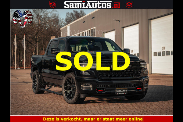 Dodge Ram Limited SPORT H.O 540HP 706Nm | Massage + Full Option | De Meest Luxe en Volle Pick-Up in zijn Klasse | Comfortabele Dubbele Cabine met Royale 5 Zitplaatsen | BPM vrij | Nu Leverbaar uit Voorraad | Voorraad Nr 2348 - 5158