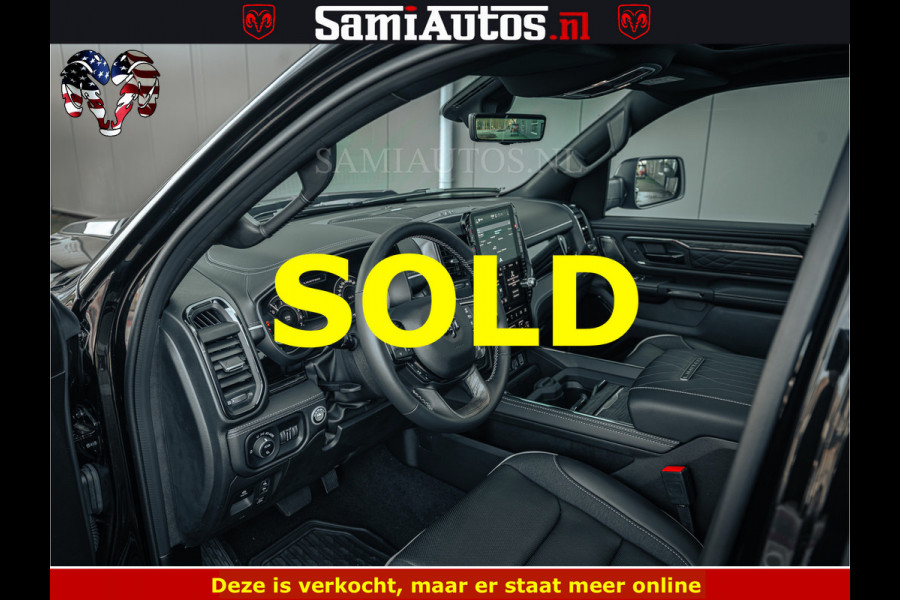 Dodge Ram Limited SPORT H.O 540HP 706Nm | Massage + Full Option | De Meest Luxe en Volle Pick-Up in zijn Klasse | Comfortabele Dubbele Cabine met Royale 5 Zitplaatsen | BPM vrij | Nu Leverbaar uit Voorraad | Voorraad Nr 2348 - 5158