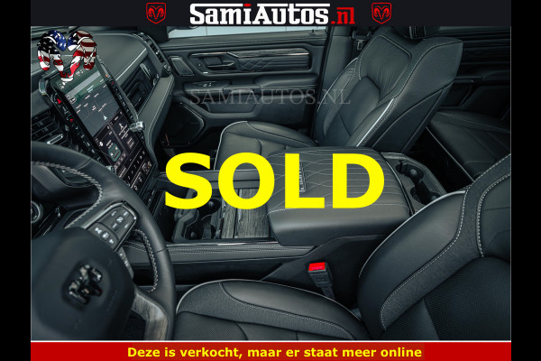 Dodge Ram Limited SPORT H.O 540HP 706Nm | Massage + Full Option | De Meest Luxe en Volle Pick-Up in zijn Klasse | Comfortabele Dubbele Cabine met Royale 5 Zitplaatsen | BPM vrij | Nu Leverbaar uit Voorraad | Voorraad Nr 2348 - 5158