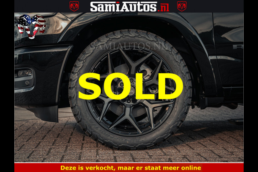 Dodge Ram Limited SPORT H.O 540HP 706Nm | Massage + Full Option | De Meest Luxe en Volle Pick-Up in zijn Klasse | Comfortabele Dubbele Cabine met Royale 5 Zitplaatsen | BPM vrij | Nu Leverbaar uit Voorraad | Voorraad Nr 2348 - 5158