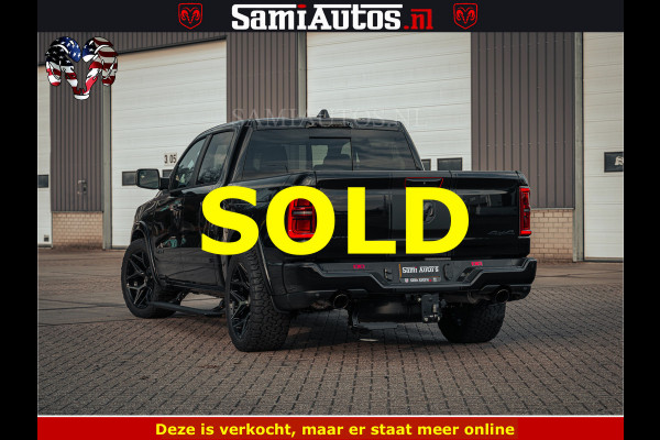 Dodge Ram Limited SPORT H.O 540HP 706Nm | Massage + Full Option | De Meest Luxe en Volle Pick-Up in zijn Klasse | Comfortabele Dubbele Cabine met Royale 5 Zitplaatsen | BPM vrij | Nu Leverbaar uit Voorraad | Voorraad Nr 2348 - 5158