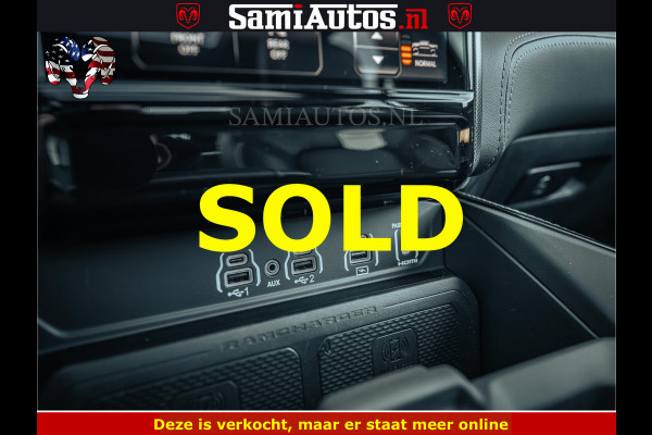 Dodge Ram Limited SPORT H.O 540HP 706Nm | Massage + Full Option | De Meest Luxe en Volle Pick-Up in zijn Klasse | Comfortabele Dubbele Cabine met Royale 5 Zitplaatsen | BPM vrij | Nu Leverbaar uit Voorraad | Voorraad Nr 2348 - 5158