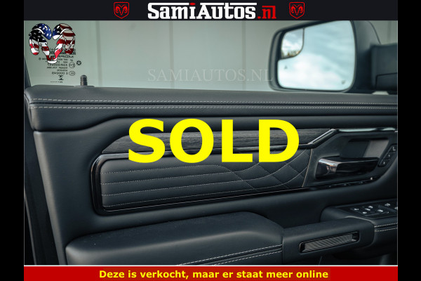 Dodge Ram Limited SPORT H.O 540HP 706Nm | Massage + Full Option | De Meest Luxe en Volle Pick-Up in zijn Klasse | Comfortabele Dubbele Cabine met Royale 5 Zitplaatsen | BPM vrij | Nu Leverbaar uit Voorraad | Voorraad Nr 2348 - 5158