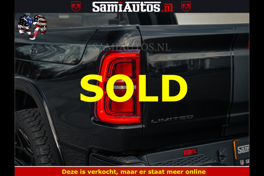 Dodge Ram Limited SPORT H.O 540HP 706Nm | Massage + Full Option | De Meest Luxe en Volle Pick-Up in zijn Klasse | Comfortabele Dubbele Cabine met Royale 5 Zitplaatsen | BPM vrij | Nu Leverbaar uit Voorraad | Voorraad Nr 2348 - 5158