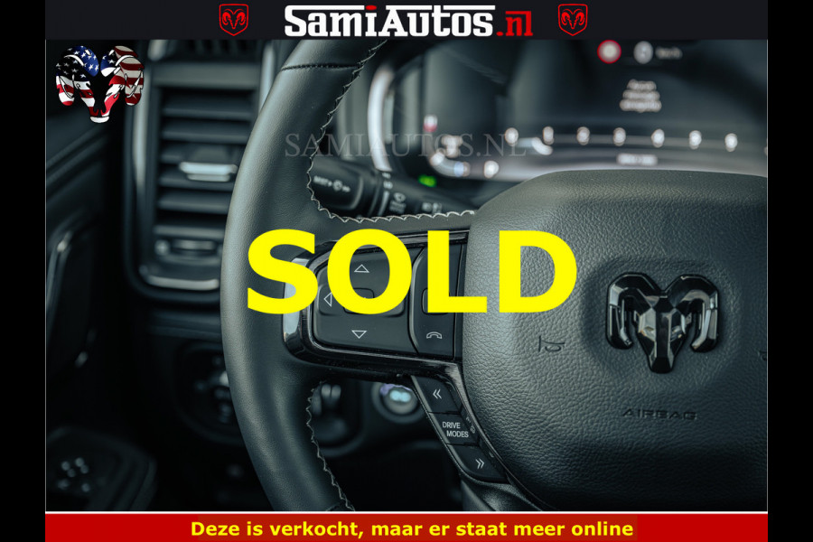 Dodge Ram Limited SPORT H.O 540HP 706Nm | Massage + Full Option | De Meest Luxe en Volle Pick-Up in zijn Klasse | Comfortabele Dubbele Cabine met Royale 5 Zitplaatsen | BPM vrij | Nu Leverbaar uit Voorraad | Voorraad Nr 2348 - 5158