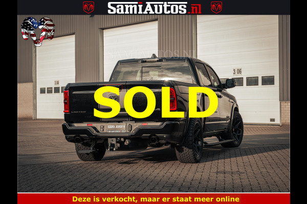 Dodge Ram Limited SPORT H.O 540HP 706Nm | Massage + Full Option | De Meest Luxe en Volle Pick-Up in zijn Klasse | Comfortabele Dubbele Cabine met Royale 5 Zitplaatsen | BPM vrij | Nu Leverbaar uit Voorraad | Voorraad Nr 2348 - 5158