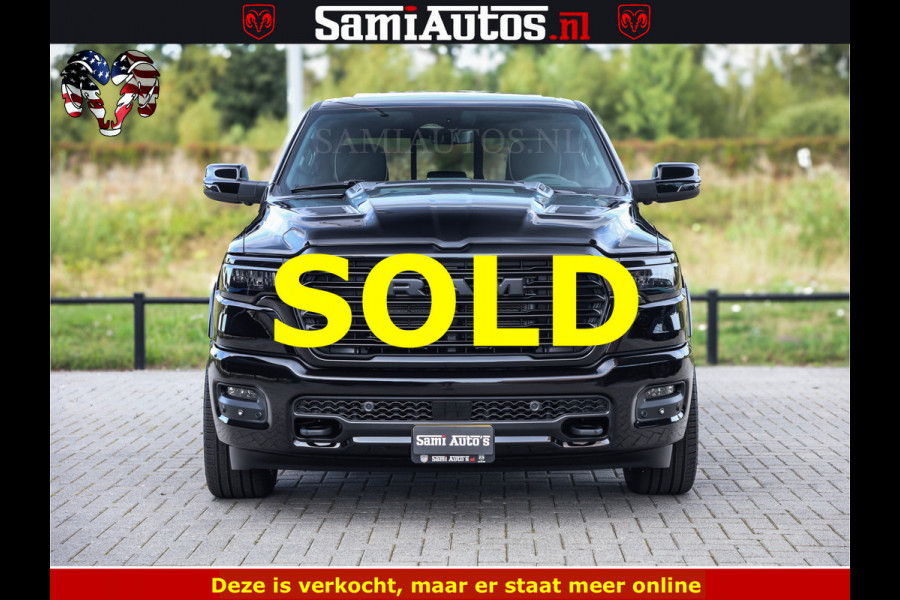 Dodge Ram 1500 Night Premium | Full Option | De Meest Luxe Pick-Up in zijn Klasse | Comfortabele Dubbele Cabine met Royale 5 Zitplaatsen | BPM vrij | Nu Leverbaar uit Voorraad | Voorraad Nr 2285 - 7648