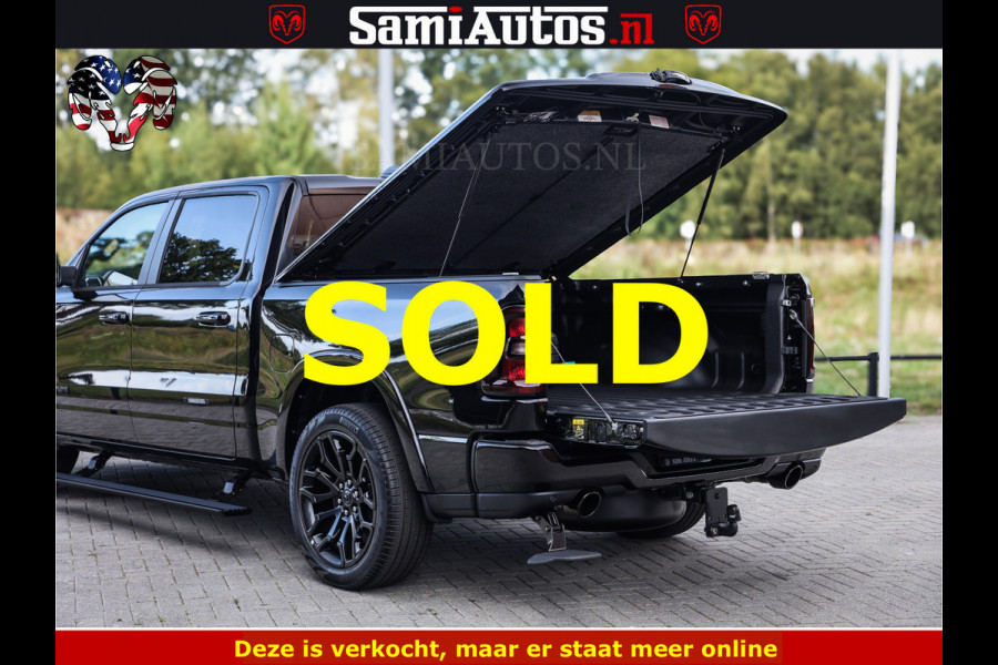 Dodge Ram 1500 Night Premium | Full Option | De Meest Luxe Pick-Up in zijn Klasse | Comfortabele Dubbele Cabine met Royale 5 Zitplaatsen | BPM vrij | Nu Leverbaar uit Voorraad | Voorraad Nr 2285 - 7648