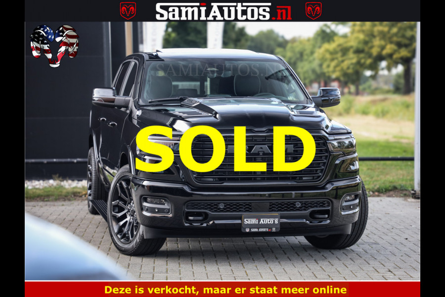 Dodge Ram 1500 Night Premium | Full Option | De Meest Luxe Pick-Up in zijn Klasse | Comfortabele Dubbele Cabine met Royale 5 Zitplaatsen | BPM vrij | Nu Leverbaar uit Voorraad | Voorraad Nr 2285 - 7648