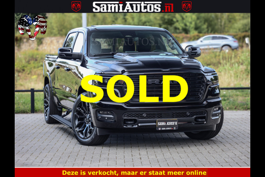Dodge Ram 1500 Night Premium | Full Option | De Meest Luxe Pick-Up in zijn Klasse | Comfortabele Dubbele Cabine met Royale 5 Zitplaatsen | BPM vrij | Nu Leverbaar uit Voorraad | Voorraad Nr 2285 - 7648