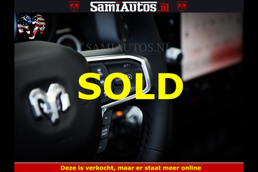 Dodge Ram 1500 Night Premium | Full Option | De Meest Luxe Pick-Up in zijn Klasse | Comfortabele Dubbele Cabine met Royale 5 Zitplaatsen | BPM vrij | Nu Leverbaar uit Voorraad | Voorraad Nr 2285 - 7648