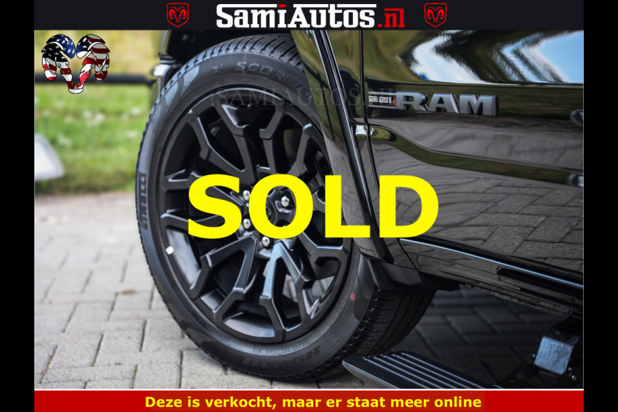 Dodge Ram 1500 Night Premium | Full Option | De Meest Luxe Pick-Up in zijn Klasse | Comfortabele Dubbele Cabine met Royale 5 Zitplaatsen | BPM vrij | Nu Leverbaar uit Voorraad | Voorraad Nr 2285 - 7648