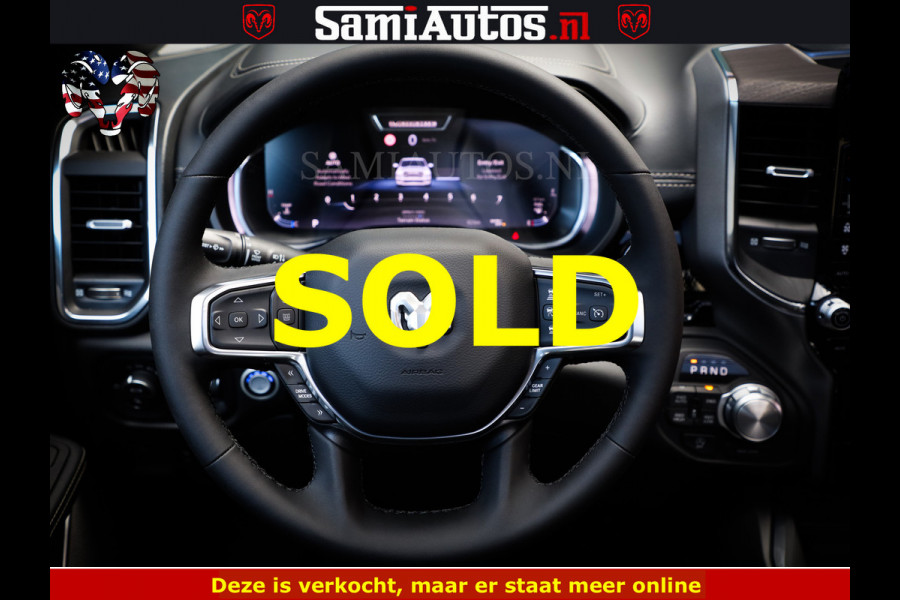 Dodge Ram 1500 Night Premium | Full Option | De Meest Luxe Pick-Up in zijn Klasse | Comfortabele Dubbele Cabine met Royale 5 Zitplaatsen | BPM vrij | Nu Leverbaar uit Voorraad | Voorraad Nr 2285 - 7648
