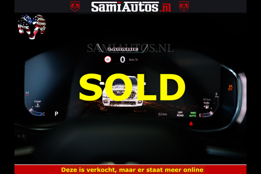 Dodge Ram 1500 Night Premium | Full Option | De Meest Luxe Pick-Up in zijn Klasse | Comfortabele Dubbele Cabine met Royale 5 Zitplaatsen | BPM vrij | Nu Leverbaar uit Voorraad | Voorraad Nr 2285 - 7648