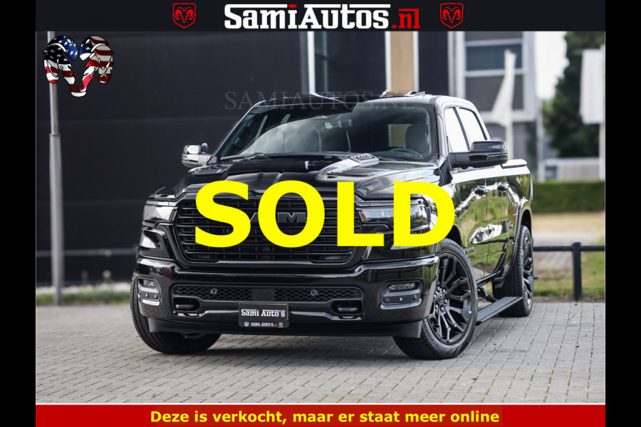 Dodge Ram 1500 Night Premium | Full Option | De Meest Luxe Pick-Up in zijn Klasse | Comfortabele Dubbele Cabine met Royale 5 Zitplaatsen | BPM vrij | Nu Leverbaar uit Voorraad | Voorraad Nr 2285 - 7648