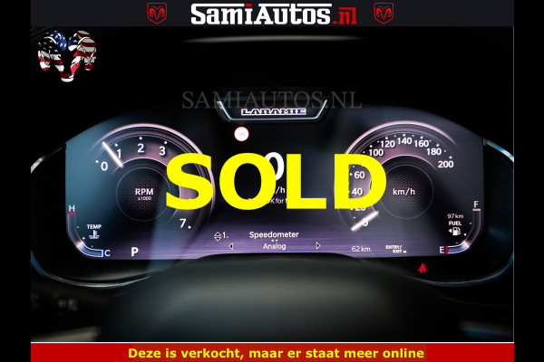Dodge Ram 1500 Night Premium | Full Option | De Meest Luxe Pick-Up in zijn Klasse | Comfortabele Dubbele Cabine met Royale 5 Zitplaatsen | BPM vrij | Nu Leverbaar uit Voorraad | Voorraad Nr 2285 - 7648