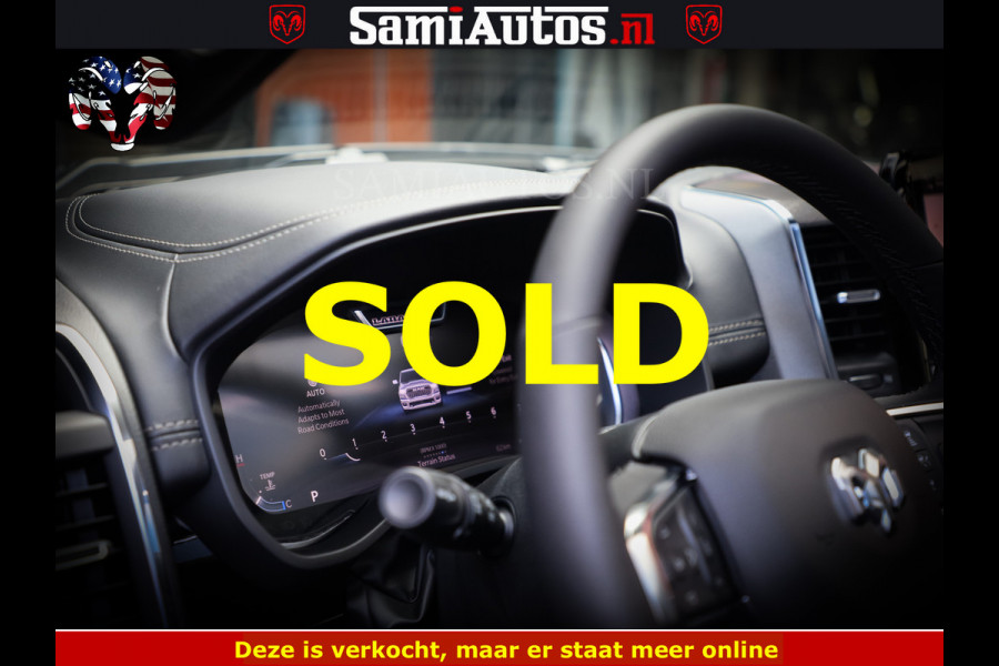 Dodge Ram 1500 Night Premium | Full Option | De Meest Luxe Pick-Up in zijn Klasse | Comfortabele Dubbele Cabine met Royale 5 Zitplaatsen | BPM vrij | Nu Leverbaar uit Voorraad | Voorraad Nr 2285 - 7648