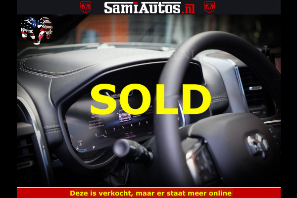 Dodge Ram 1500 Night Premium | Full Option | De Meest Luxe Pick-Up in zijn Klasse | Comfortabele Dubbele Cabine met Royale 5 Zitplaatsen | BPM vrij | Nu Leverbaar uit Voorraad | Voorraad Nr 2285 - 7648
