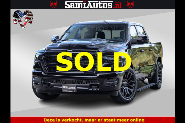 Dodge Ram 1500 Night Premium | Full Option | Eerste Eigenaar | De Meest Luxe Pick-Up in zijn Klasse | Comfortabele Dubbele Cabine met Royale 5 Zitplaatsen | Bom Vol |