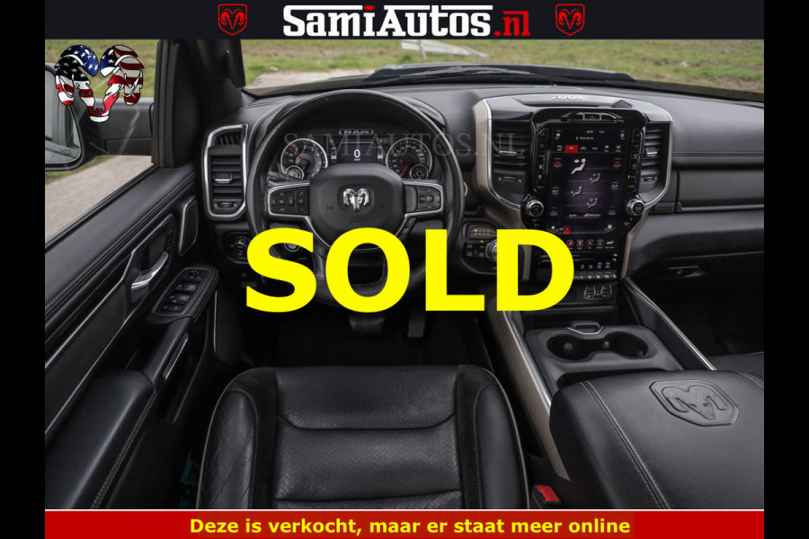Dodge Ram BLACK OPS | 5.7 V8 4x4 | SPORT NIGHT EDITION | PANORAMA DAK | COMFORT STOELEN | 22 INCH WIELEN | OPEN UITLAAT KLEP ELEKTR | CREW CAB 5 ZIT PLAATSEN | DUBBELE CABINE | DC | Eerste Eigenaar | Origineel Nederlandse auto |