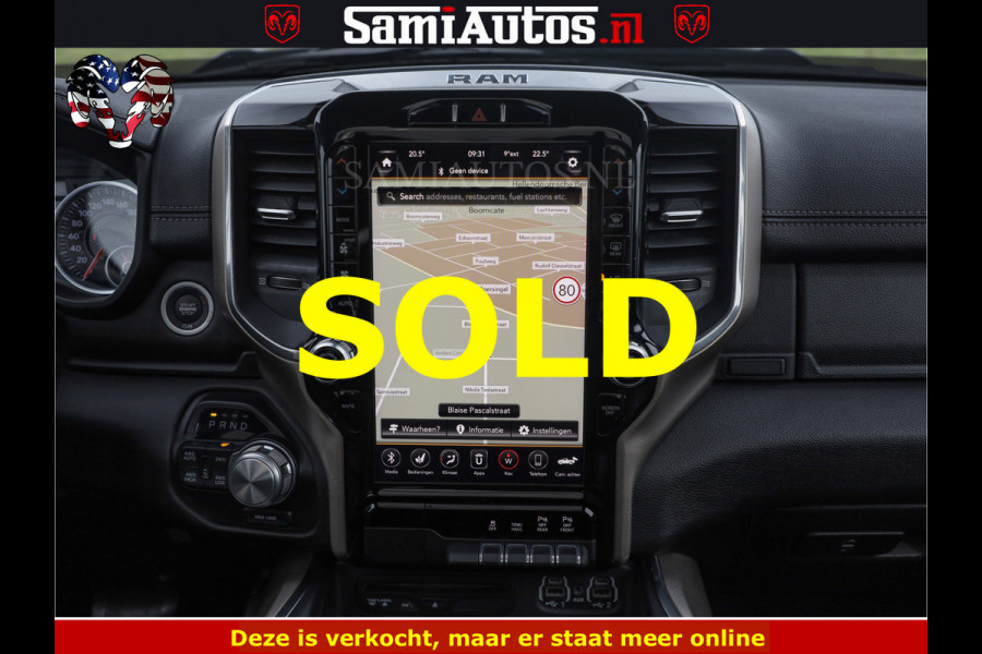 Dodge Ram BLACK OPS | 5.7 V8 4x4 | SPORT NIGHT EDITION | PANORAMA DAK | COMFORT STOELEN | 22 INCH WIELEN | OPEN UITLAAT KLEP ELEKTR | CREW CAB 5 ZIT PLAATSEN | DUBBELE CABINE | DC | Eerste Eigenaar | Origineel Nederlandse auto |