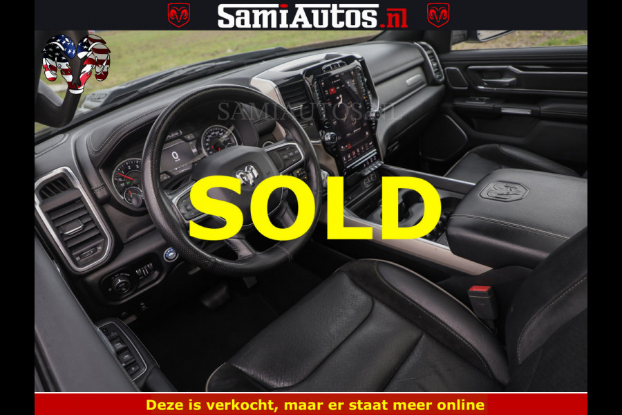 Dodge Ram BLACK OPS | 5.7 V8 4x4 | SPORT NIGHT EDITION | PANORAMA DAK | COMFORT STOELEN | 22 INCH WIELEN | OPEN UITLAAT KLEP ELEKTR | CREW CAB 5 ZIT PLAATSEN | DUBBELE CABINE | DC | Eerste Eigenaar | Origineel Nederlandse auto |