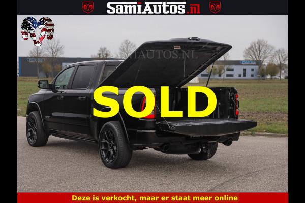 Dodge Ram BLACK OPS | 5.7 V8 4x4 | SPORT NIGHT EDITION | PANORAMA DAK | COMFORT STOELEN | 22 INCH WIELEN | OPEN UITLAAT KLEP ELEKTR | CREW CAB 5 ZIT PLAATSEN | DUBBELE CABINE | DC | Eerste Eigenaar | Origineel Nederlandse auto |