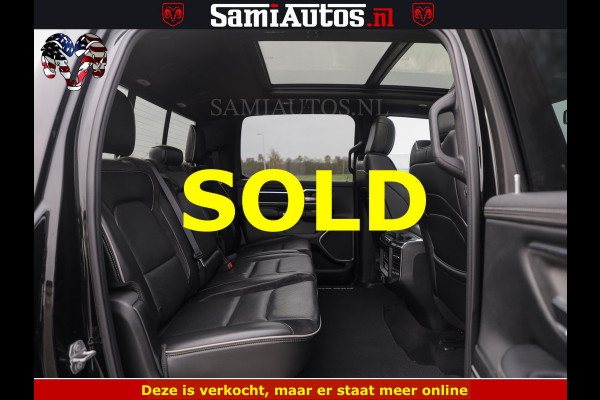 Dodge Ram BLACK OPS | 5.7 V8 4x4 | SPORT NIGHT EDITION | PANORAMA DAK | COMFORT STOELEN | 22 INCH WIELEN | OPEN UITLAAT KLEP ELEKTR | CREW CAB 5 ZIT PLAATSEN | DUBBELE CABINE | DC | Eerste Eigenaar | Origineel Nederlandse auto |