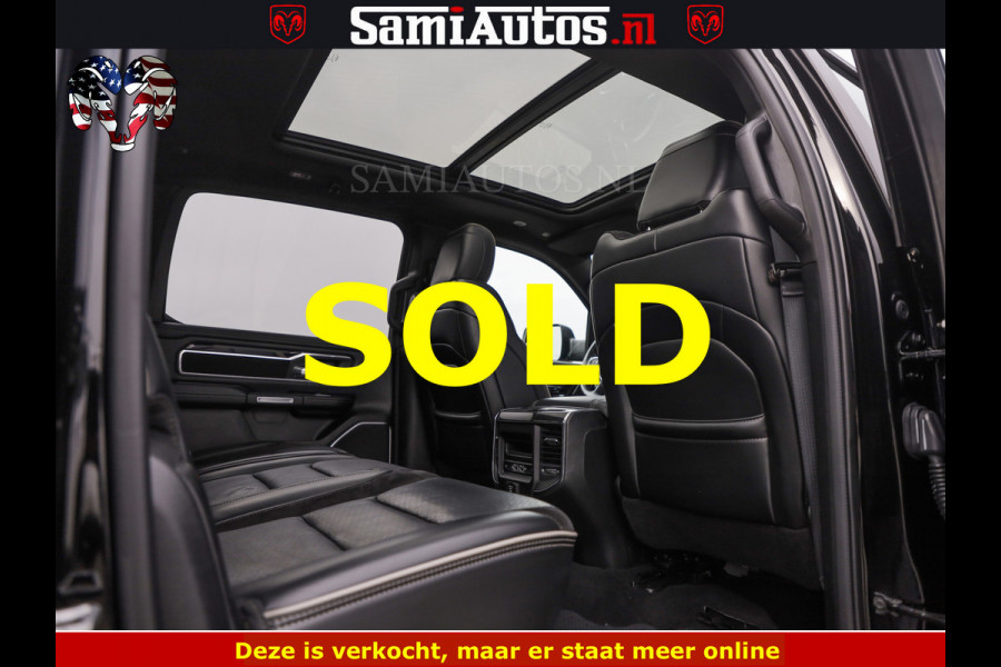 Dodge Ram BLACK OPS | 5.7 V8 4x4 | SPORT NIGHT EDITION | PANORAMA DAK | COMFORT STOELEN | 22 INCH WIELEN | OPEN UITLAAT KLEP ELEKTR | CREW CAB 5 ZIT PLAATSEN | DUBBELE CABINE | DC | Eerste Eigenaar | Origineel Nederlandse auto |