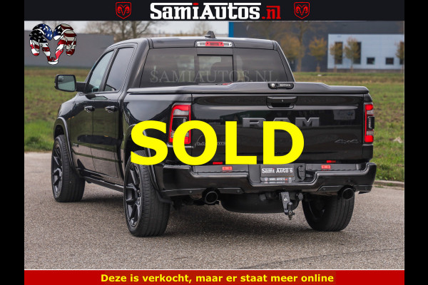Dodge Ram BLACK OPS | 5.7 V8 4x4 | SPORT NIGHT EDITION | PANORAMA DAK | COMFORT STOELEN | 22 INCH WIELEN | OPEN UITLAAT KLEP ELEKTR | CREW CAB 5 ZIT PLAATSEN | DUBBELE CABINE | DC | Eerste Eigenaar | Origineel Nederlandse auto |