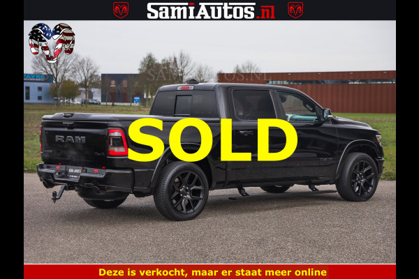 Dodge Ram BLACK OPS | 5.7 V8 4x4 | SPORT NIGHT EDITION | PANORAMA DAK | COMFORT STOELEN | 22 INCH WIELEN | OPEN UITLAAT KLEP ELEKTR | CREW CAB 5 ZIT PLAATSEN | DUBBELE CABINE | DC | Eerste Eigenaar | Origineel Nederlandse auto |