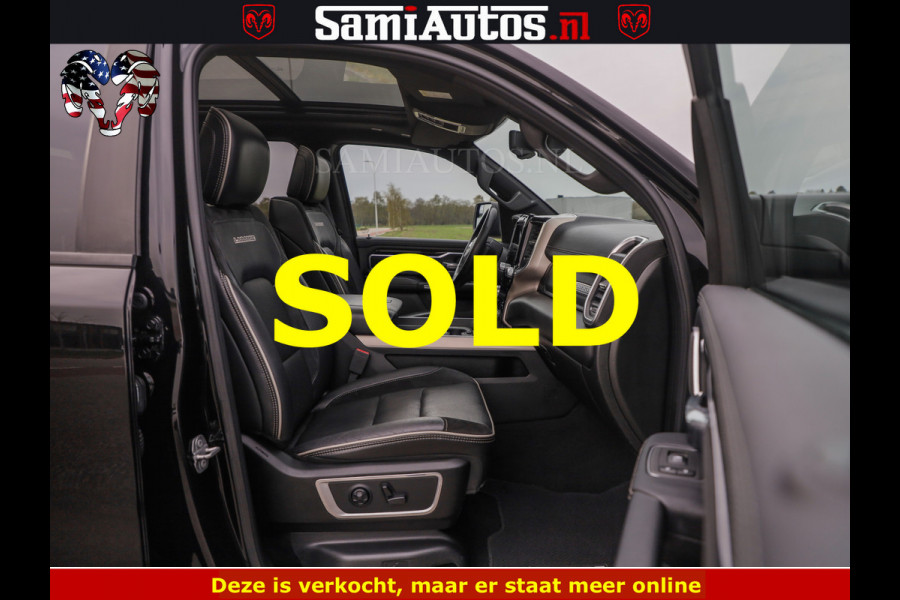 Dodge Ram BLACK OPS | 5.7 V8 4x4 | SPORT NIGHT EDITION | PANORAMA DAK | COMFORT STOELEN | 22 INCH WIELEN | OPEN UITLAAT KLEP ELEKTR | CREW CAB 5 ZIT PLAATSEN | DUBBELE CABINE | DC | Eerste Eigenaar | Origineel Nederlandse auto |