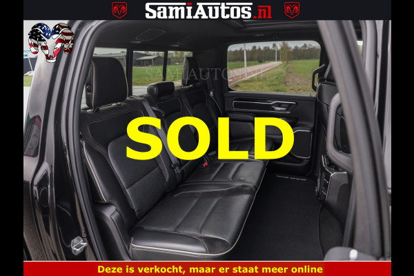 Dodge Ram BLACK OPS | 5.7 V8 4x4 | SPORT NIGHT EDITION | PANORAMA DAK | COMFORT STOELEN | 22 INCH WIELEN | OPEN UITLAAT KLEP ELEKTR | CREW CAB 5 ZIT PLAATSEN | DUBBELE CABINE | DC | Eerste Eigenaar | Origineel Nederlandse auto |