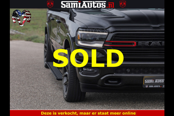 Dodge Ram BLACK OPS | 5.7 V8 4x4 | SPORT NIGHT EDITION | PANORAMA DAK | COMFORT STOELEN | 22 INCH WIELEN | OPEN UITLAAT KLEP ELEKTR | CREW CAB 5 ZIT PLAATSEN | DUBBELE CABINE | DC | Eerste Eigenaar | Origineel Nederlandse auto |