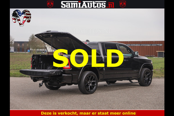 Dodge Ram BLACK OPS | 5.7 V8 4x4 | SPORT NIGHT EDITION | PANORAMA DAK | COMFORT STOELEN | 22 INCH WIELEN | OPEN UITLAAT KLEP ELEKTR | CREW CAB 5 ZIT PLAATSEN | DUBBELE CABINE | DC | Eerste Eigenaar | Origineel Nederlandse auto |