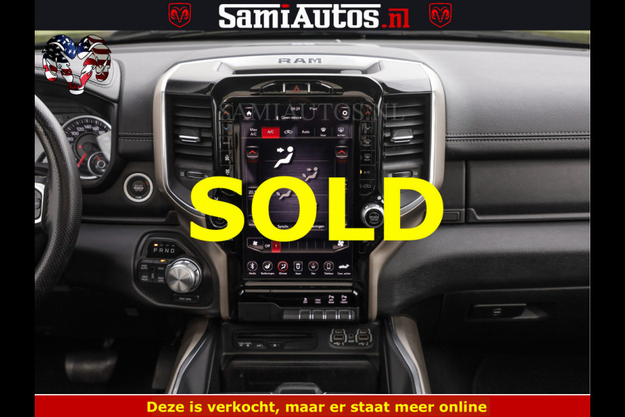 Dodge Ram BLACK OPS | 5.7 V8 4x4 | SPORT NIGHT EDITION | PANORAMA DAK | COMFORT STOELEN | 22 INCH WIELEN | OPEN UITLAAT KLEP ELEKTR | CREW CAB 5 ZIT PLAATSEN | DUBBELE CABINE | DC | Eerste Eigenaar | Origineel Nederlandse auto |