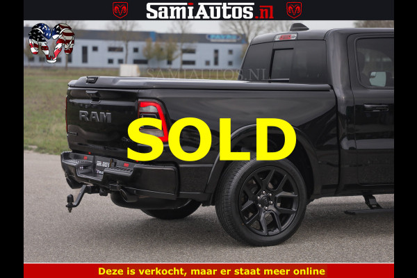 Dodge Ram BLACK OPS | 5.7 V8 4x4 | SPORT NIGHT EDITION | PANORAMA DAK | COMFORT STOELEN | 22 INCH WIELEN | OPEN UITLAAT KLEP ELEKTR | CREW CAB 5 ZIT PLAATSEN | DUBBELE CABINE | DC | Eerste Eigenaar | Origineel Nederlandse auto |