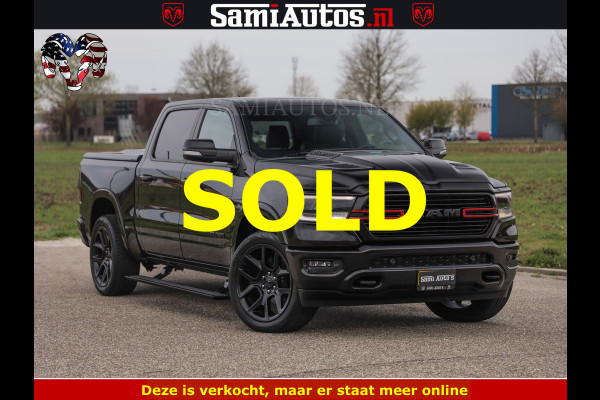 Dodge Ram BLACK OPS | 5.7 V8 4x4 | SPORT NIGHT EDITION | PANORAMA DAK | COMFORT STOELEN | 22 INCH WIELEN | OPEN UITLAAT KLEP ELEKTR | CREW CAB 5 ZIT PLAATSEN | DUBBELE CABINE | DC | Eerste Eigenaar | Origineel Nederlandse auto |