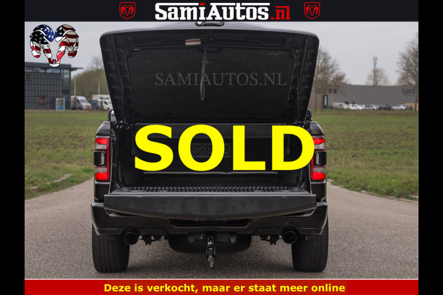 Dodge Ram BLACK OPS | 5.7 V8 4x4 | SPORT NIGHT EDITION | PANORAMA DAK | COMFORT STOELEN | 22 INCH WIELEN | OPEN UITLAAT KLEP ELEKTR | CREW CAB 5 ZIT PLAATSEN | DUBBELE CABINE | DC | Eerste Eigenaar | Origineel Nederlandse auto |