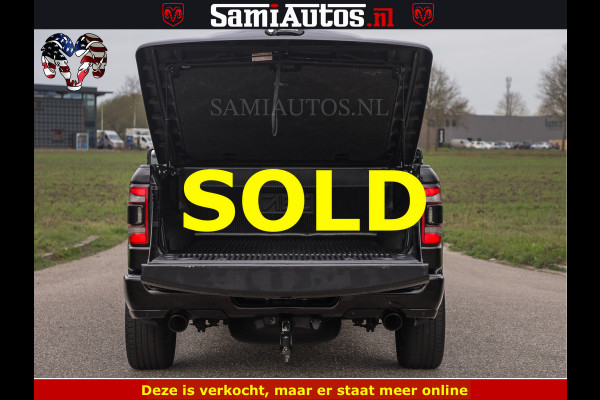 Dodge Ram BLACK OPS | 5.7 V8 4x4 | SPORT NIGHT EDITION | PANORAMA DAK | COMFORT STOELEN | 22 INCH WIELEN | OPEN UITLAAT KLEP ELEKTR | CREW CAB 5 ZIT PLAATSEN | DUBBELE CABINE | DC | Eerste Eigenaar | Origineel Nederlandse auto |