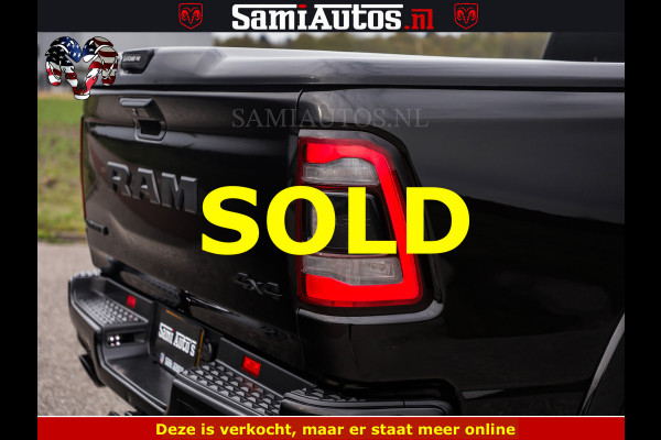 Dodge Ram BLACK OPS | 5.7 V8 4x4 | SPORT NIGHT EDITION | PANORAMA DAK | COMFORT STOELEN | 22 INCH WIELEN | OPEN UITLAAT KLEP ELEKTR | CREW CAB 5 ZIT PLAATSEN | DUBBELE CABINE | DC | Eerste Eigenaar | Origineel Nederlandse auto |