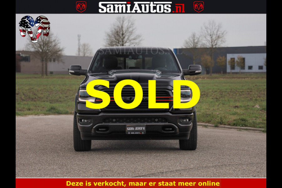 Dodge Ram BLACK OPS | 5.7 V8 4x4 | SPORT NIGHT EDITION | PANORAMA DAK | COMFORT STOELEN | 22 INCH WIELEN | OPEN UITLAAT KLEP ELEKTR | CREW CAB 5 ZIT PLAATSEN | DUBBELE CABINE | DC | Eerste Eigenaar | Origineel Nederlandse auto |