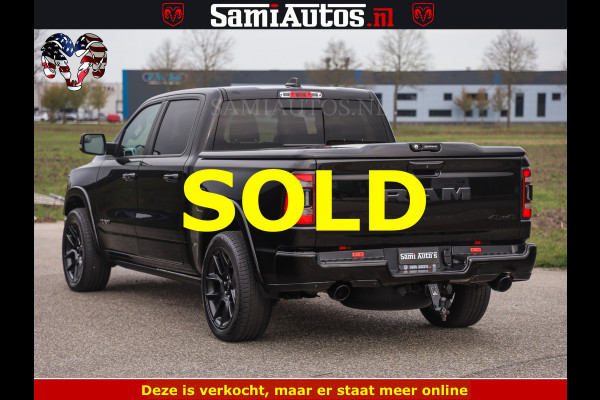 Dodge Ram BLACK OPS | 5.7 V8 4x4 | SPORT NIGHT EDITION | PANORAMA DAK | COMFORT STOELEN | 22 INCH WIELEN | OPEN UITLAAT KLEP ELEKTR | CREW CAB 5 ZIT PLAATSEN | DUBBELE CABINE | DC | Eerste Eigenaar | Origineel Nederlandse auto |
