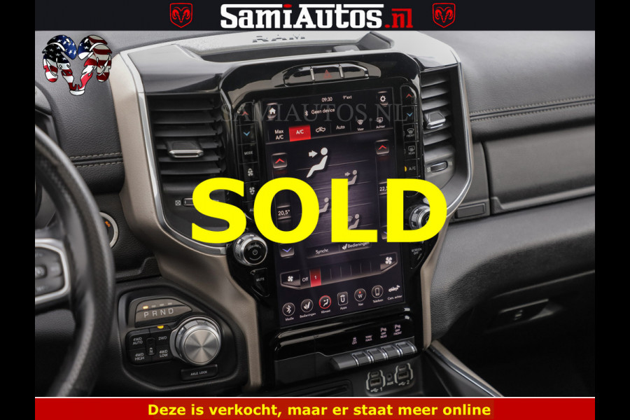 Dodge Ram BLACK OPS | 5.7 V8 4x4 | SPORT NIGHT EDITION | PANORAMA DAK | COMFORT STOELEN | 22 INCH WIELEN | OPEN UITLAAT KLEP ELEKTR | CREW CAB 5 ZIT PLAATSEN | DUBBELE CABINE | DC | Eerste Eigenaar | Origineel Nederlandse auto |