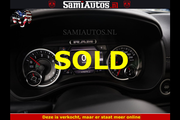 Dodge Ram BLACK OPS | 5.7 V8 4x4 | SPORT NIGHT EDITION | PANORAMA DAK | COMFORT STOELEN | 22 INCH WIELEN | OPEN UITLAAT KLEP ELEKTR | CREW CAB 5 ZIT PLAATSEN | DUBBELE CABINE | DC | Eerste Eigenaar | Origineel Nederlandse auto |