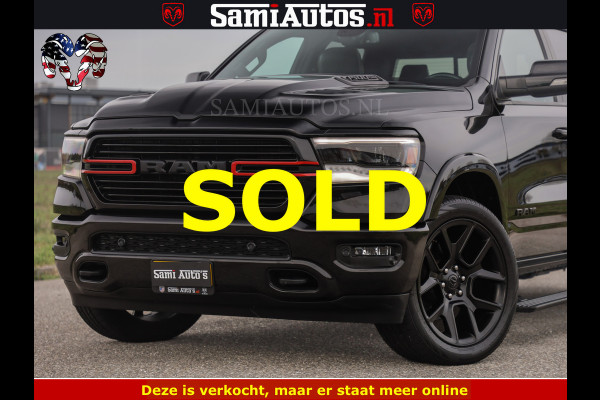 Dodge Ram BLACK OPS | 5.7 V8 4x4 | SPORT NIGHT EDITION | PANORAMA DAK | COMFORT STOELEN | 22 INCH WIELEN | OPEN UITLAAT KLEP ELEKTR | CREW CAB 5 ZIT PLAATSEN | DUBBELE CABINE | DC | Eerste Eigenaar | Origineel Nederlandse auto |