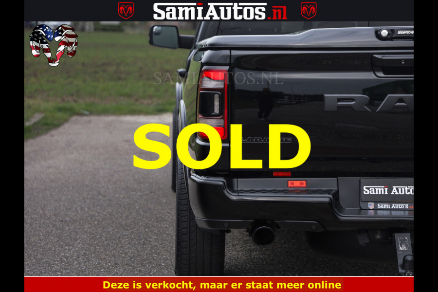 Dodge Ram BLACK OPS | 5.7 V8 4x4 | SPORT NIGHT EDITION | PANORAMA DAK | COMFORT STOELEN | 22 INCH WIELEN | OPEN UITLAAT KLEP ELEKTR | CREW CAB 5 ZIT PLAATSEN | DUBBELE CABINE | DC | Eerste Eigenaar | Origineel Nederlandse auto |