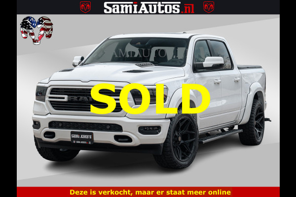 Dodge Ram V8 5.7 402PK | LARAMIE SPORT | Krachtige Hemi | Panorama Dak | 12' Scherm | LPG | Comfortabele Dubbele Cabine met Royale 5 Zitplaatsen | NIEUW EN BPM vrij | Nu Leverbaar uit Voorraad | Nr 2528 - 1276 |