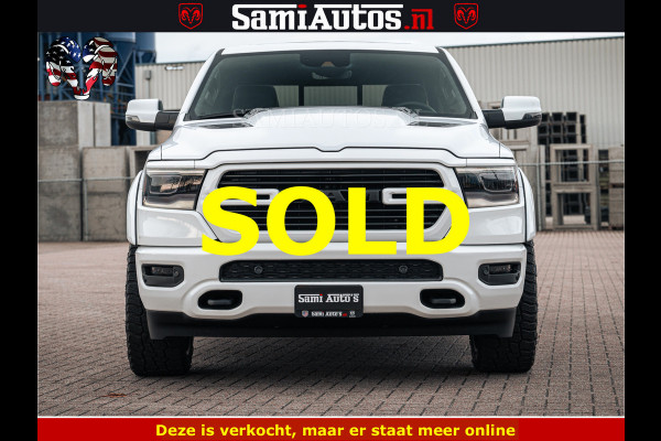 Dodge Ram V8 5.7 402PK | LARAMIE SPORT | Krachtige Hemi | Panorama Dak | 12' Scherm | LPG | Comfortabele Dubbele Cabine met Royale 5 Zitplaatsen | NIEUW EN BPM vrij | Nu Leverbaar uit Voorraad | Nr 2528 - 1276 |